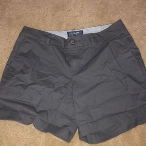 old navy grey shorts